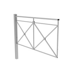 Ограждение пешеходное Крест тип 2
