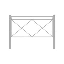 Ограждение пешеходное Крест тип 2