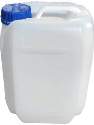 Канистра пластиковая, 5 л, 180х152х238 мм, белый [3843]
