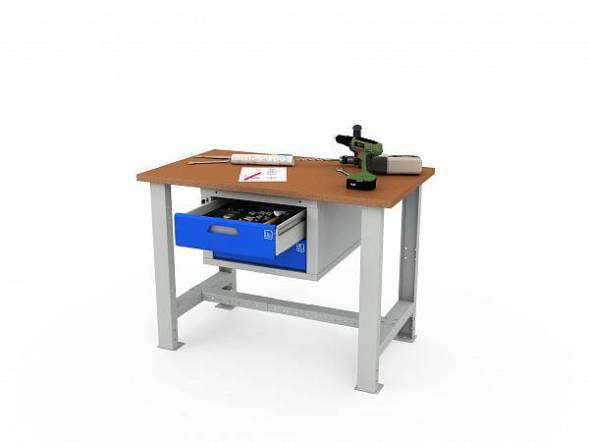 Стол рабочий ДВК стационарный WOKER PRO 05.1200