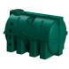 Емкость пластиковая горизонтальная для хранения воды и дизельного топлива, 10000 л, зеленый [TG10000S2]