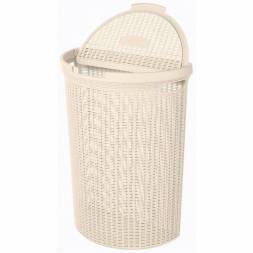 Корзина для белья Eco Style, 45л, бежевый