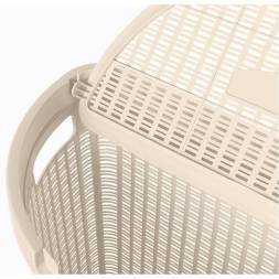 Корзина для белья Eco Style, 45л, бежевый