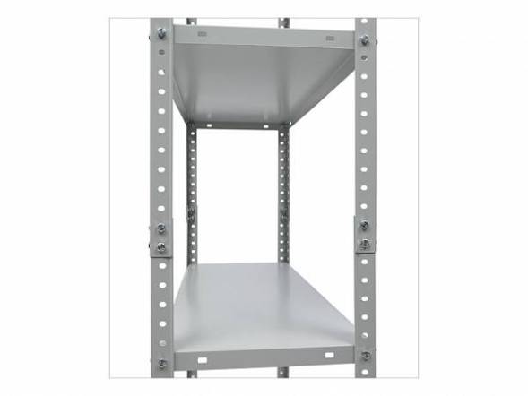 Стеллаж окрашенный ПРАКТИК ES 150KD/75Х30/4, 1450x750x300 мм, 4 полки [ER-00014552]