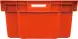 Ящик пластиковый сплошной с гладким дном, 600x400x200 мм, 35 л, красный [206 (1,7)]