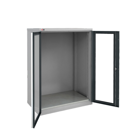 Шкаф ДиКом ВС-053 пустой, двери с окнами