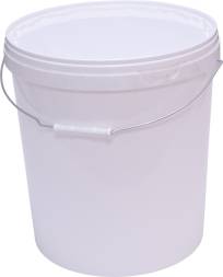 Ведро пластиковое с крышкой, 21.3 л [4049]