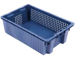 Пластиковый ящик 600х400х200 перфорированные стенки