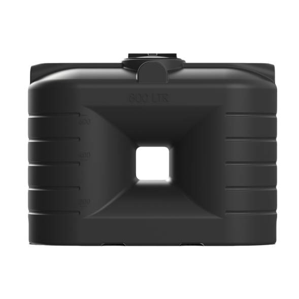 Емкость пластиковая прямоугольная для хранения воды, жидкостей и дизельного топлива, 800 л, черный [TSN800S1]