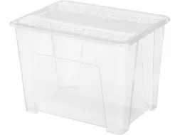 Ящик пластиковый для хранения TEX BOX, 380х280х272 мм, 21 л, прозрачный [TEX BOX 21]