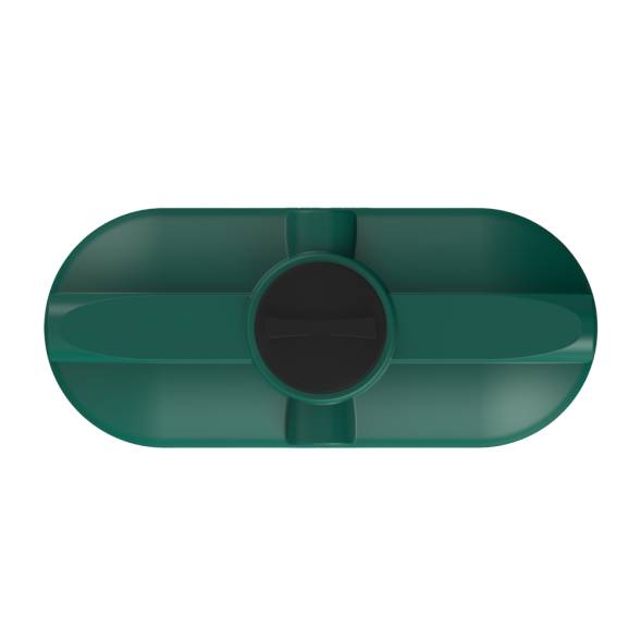 Емкость пластиковая прямоугольная для хранения воды, жидкостей и дизельного топлива, 800 л, зеленый [TSN800S2]