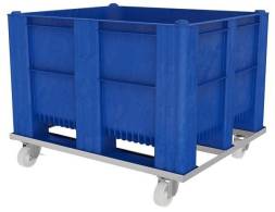 Контейнер Type 1000 - ACE, 605 л, 1200x1000x900 мм, сплошной на тележке
