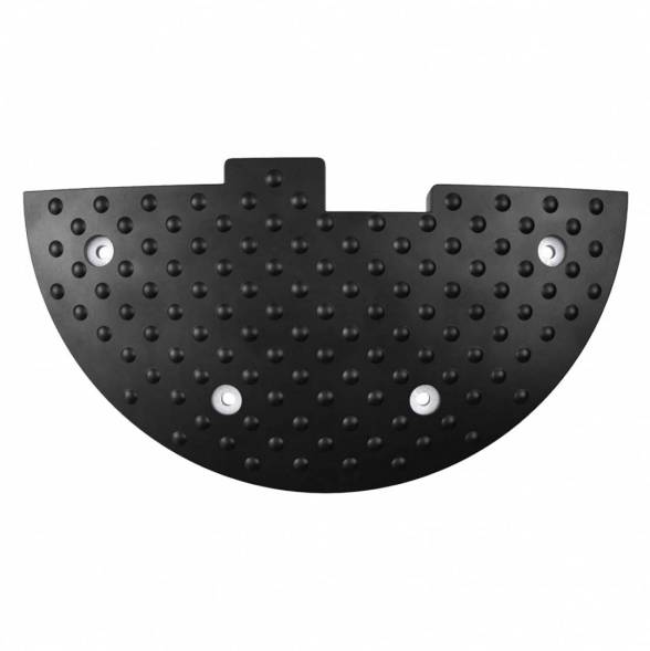 Лежачий полицейский ИДН-500-2 Концевой Элемент, Черный (Резина)