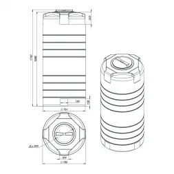 Емкость R T 750л