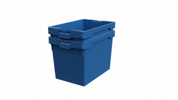 Контейнер пластиковый вкладываемый INSTORE, 600х400х420 мм, синий [KV 6442]
