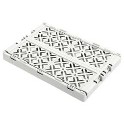 Ящик пластиковый складной ECONOVA Stocky L, 334х250х155 мм, 10.5 л, белый [434297316]