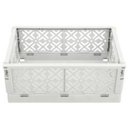 Ящик пластиковый складной ECONOVA Stocky L, 334х250х155 мм, 10.5 л, белый [434297316]