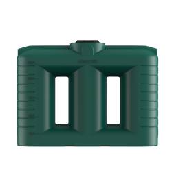 Емкость пластиковая прямоугольная для хранения воды, жидкостей и дизельного топлива, 1500 л, зеленый [TSN1500S1]