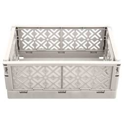 Ящик пластиковый складной ECONOVA Stocky L, 334х250х155 мм, 10.5 л, светло-бежевый [434297334]