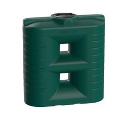 Емкость пластиковая прямоугольная для хранения воды, жидкостей и дизельного топлива, 2000 л, зеленый [TSN3000S2]