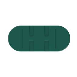 Емкость пластиковая прямоугольная для хранения воды, жидкостей и дизельного топлива, 2000 л, зеленый [TSN3000S2]