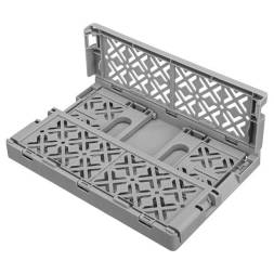 Ящик пластиковый складной ECONOVA Stocky L, 334х250х155 мм, 10.5 л, серый [434297311]