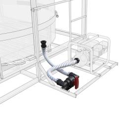 Комплект полного слива для мотопомпы G2 на одну емкость TR