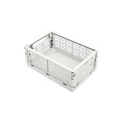 Ящик пластиковый складной ECONOVA Stocky S, 165х124х73 мм, 1.2 л, белый [434297516]