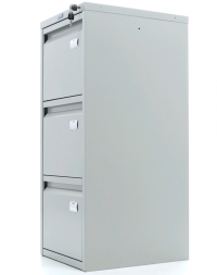Шкаф металлический картотечный (картотека) Практик A-43, A4, 3 ящика, 995x408x485 мм