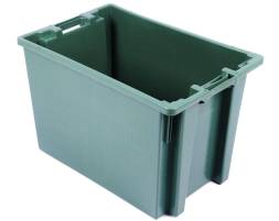 Пластиковый ящик 600х400х400 конусный сплошной
