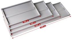 Полка для стеллажей окрашенная СТФ, 700x400 мм, RAL 7035 [КГ028911]