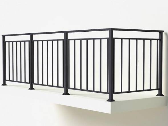 Металлическое балконное ограждение БО-1, 1 пог. м.