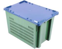 Пластиковый ящик 600х400х400 перфорированный