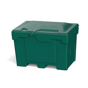 Ящик для соли, реагентов 500 литров, зеленый