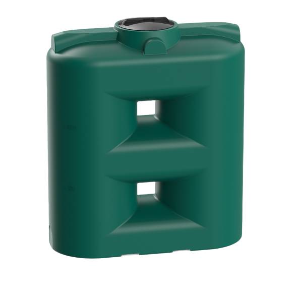 Емкость пластиковая накопительная вертикальная для воды и дизельного топлива, 1500 л, зеленый [TSL1500S2]