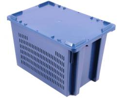 Пластиковый ящик 600х400х400 с перфорированными стенками