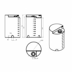 Емкость дозировочная 500 л