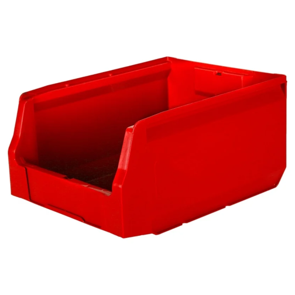 Складской лоток для метизов, мелочей и деталей Logic Store®, 300х225х150 мм, красный [12.412]