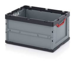 Ящик пластиковый складной без крышки AUER FB 64/32, 600x400x320 мм, серый [FB 64/32]