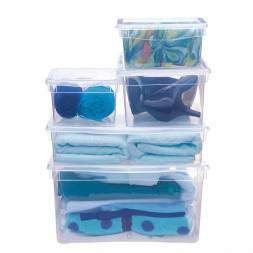 Ящик пластиковый универсальный ECONOVA Колор-Стайл, 9 л, 400x335x85 мм, коричневый [431249814] 