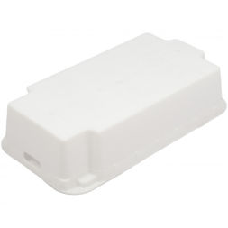 Ящик пластиковый конусный морозостойкий для обвалки мяса, 740х400х170 мм, белый