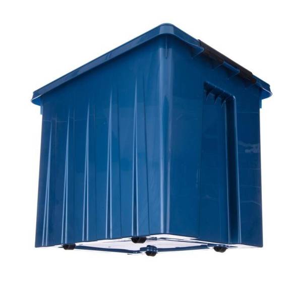 Контейнер с крышкой и клипсами Rox Box Original, 50 л, 500x390x400 мм, синий [050-00.06]