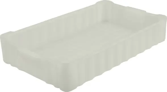 Ящик пластиковый сплошной, 788×470×138 мм, 40 л, белый [213]