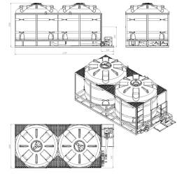Комплект полного слива торцевой для мотопомпы G3 на две емкости TR