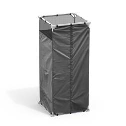 Дачная душевая кабина «РОСА» серого цвета без бака