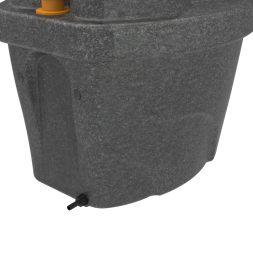 Торфяной туалет Rostok с термосиденьем черный гранит