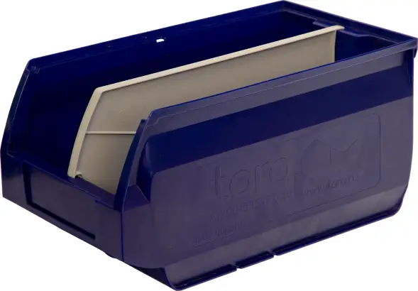 Ящик (лоток) антистатический пластиковый, 400x230x200 мм, 18.4 л, черный [5004 ESD]