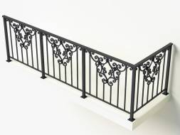 Металлическое балконное ограждение БО-18, 1 пог. м.