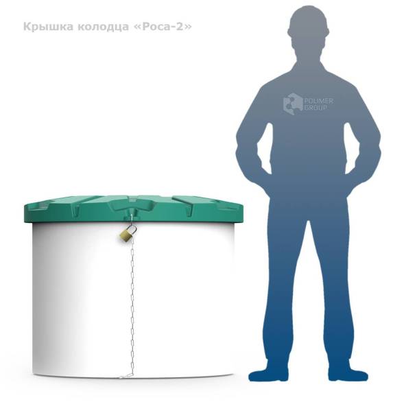 Крышка колодца «РОСА-2», зеленый