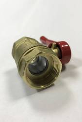 Кран шаровый латунь г-г рычаг 1 1/2&quot;